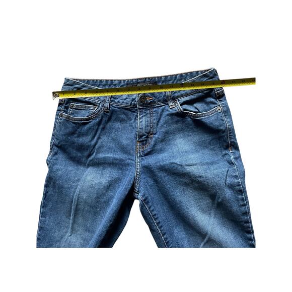 Calvin Klein Women/Teen Flare Jeans size 8 Classic Medium Wash Retro Sustainable - Picture 8 of 10